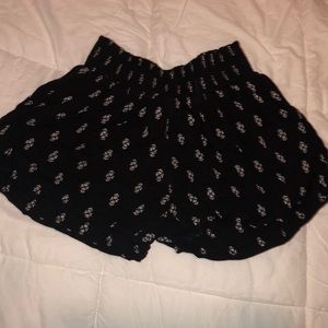 Patterned Flowy Shorts